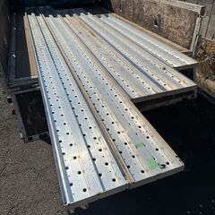 アルインコ アルミ製長尺足場板 5枚セット 4m/ 3m/ 2m  A0FN0201の画像