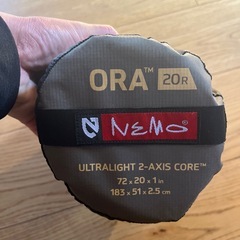 インフレータブルキャンプマット　NEMO ORA 20Rの画像