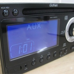 ホンダ純正 Gathers WX-128CU CDデッキ プレーヤー オーディオ デュアルサイズ の画像