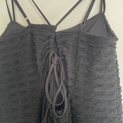 レディースワンピース　ブラックの画像