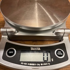 タニタ折りたたみデジタルクッキングスケールの画像