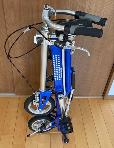 CarryMe 折りたたみ自転車（ブルー）付属品付き