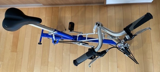 CarryMe 折りたたみ自転車（ブルー）付属品付き