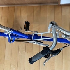 CarryMe 折りたたみ自転車（ブルー）付属品付きの画像