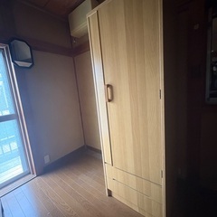 ワードローブ　ロッカーダンス　収納　棚　ロッカー　引き出しの画像