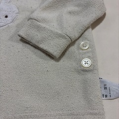 ユニクロ　フリースパジャマ90cmの画像