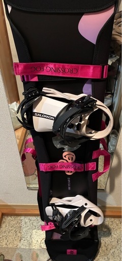 レディース スノーボード3点セット SALOMON 143cm ケース付