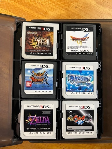 ニンテンドー3DS ゲームソフト8本・ケースセット　強データあり　個別販売可能！