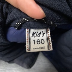 モンベルダウンジャケット サイズ160今日だけ4000円の画像