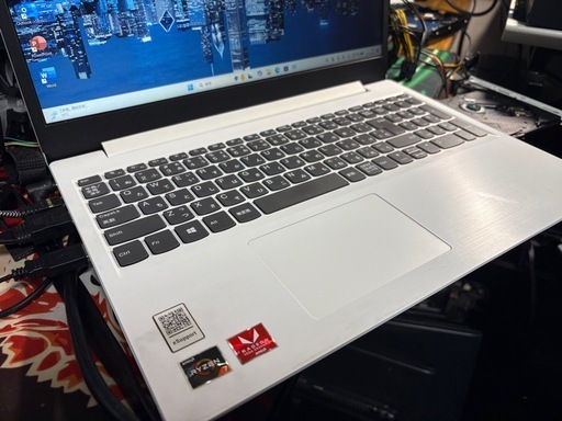 ノートパソコン Lenovo IdeaPad Windows11 Ryzen 7 3700U メモリ8GB SSD 256GB+HDD