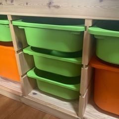 IKEA トロファスト おもちゃ箱　収納の画像