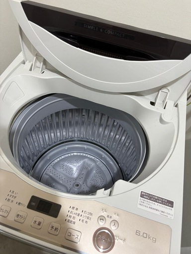 （決まりました）SHARP 洗濯機　6キロ