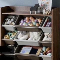 　おもちゃ収納　収納棚　整理棚の画像