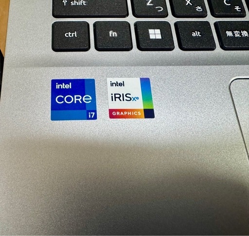 ACERのノートパソコン「ASPIRE3」です。インテル12世代i7搭載のジャンクです。