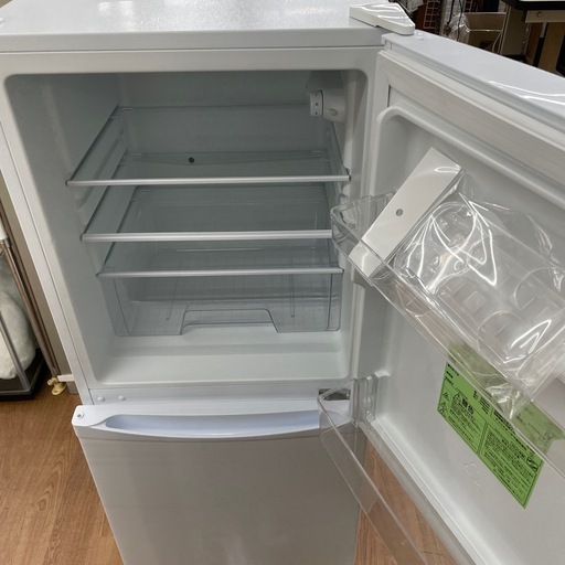 ☆ドリーム荒牧店☆ジモティー割引有☆【クリーニング済み】アイリスオーヤマ/2ドア冷蔵庫/142L/IRSD-14A-W/2021年製/中古品