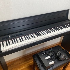 お子様の練習に◎ KORG LP-180 椅子付＋ヘッドホン付の画像