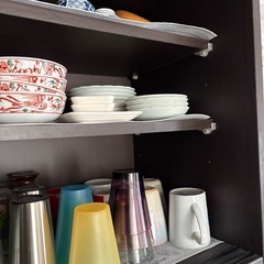 （取りに来ていただける方）食器棚　キッチンボード の画像