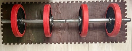 ダンベルロッド  合計60キロ　筋トレ