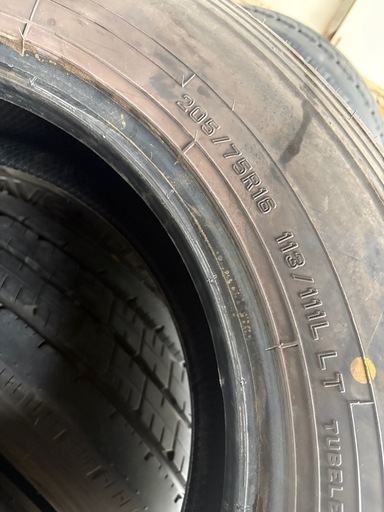 205/75R16     ダンロップ   6本セット