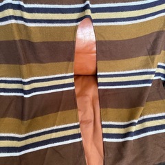 フリンジつきストールの画像