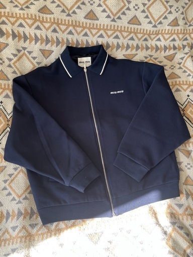 新品未使用品【定価44
万円】 MIUMIU/ミュウミュウブルゾンPiquet Blend Blouson 38サイズ 　　