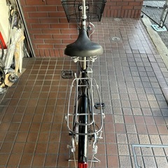 26インチ　外装6段変速　LEDオートライト　ブラックの画像