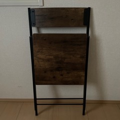 アイアン チェア木目の画像