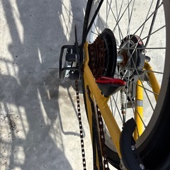 おしゃれな🟡黄色JEEP20インチ自転車の画像