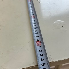 ホワイト長方形テーブル 150cm x 75cmの画像