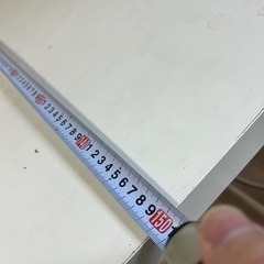 ホワイト長方形テーブル 150cm x 75cmの画像