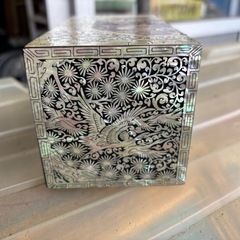 螺鈿細工　ジュエリーボックスの画像