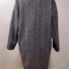 女性F《as know as》（シェブロン）チェスターコートの画像