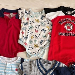 男の子　ロンパース　　70〜80サイズの画像