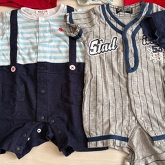 男の子　ロンパース　　70〜80サイズの画像