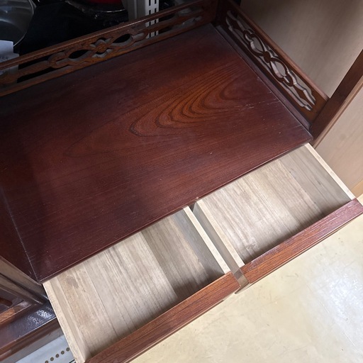 茶箪笥　和　昭和レトロ　飾り棚　茶棚　木製