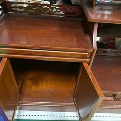 茶箪笥　和　昭和レトロ　飾り棚　茶棚　木製の画像