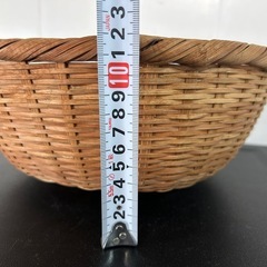 竹ざる 籠 ザル カゴ 昭和レトロ ポップ 竹かごの画像