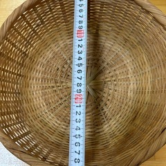 竹ざる 籠 ザル カゴ 昭和レトロ ポップ 竹かごの画像