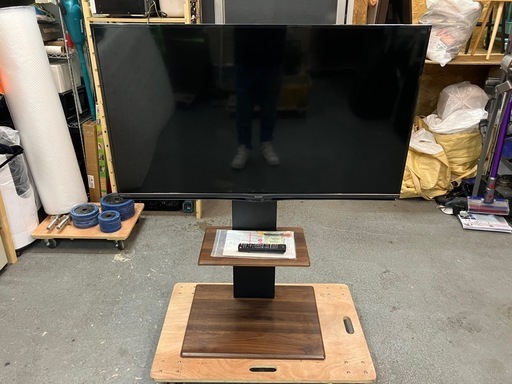 50インチテレビとテレビスタンドセット