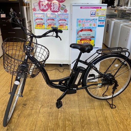 4/7値下げしました?‍⬛マットブラック?‍⬛?美品?サイモト e-CONSCIOUS ココット 電動自転車 6Ah 26インチ電動ア