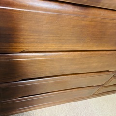 タンス　木製　収納　4段の画像