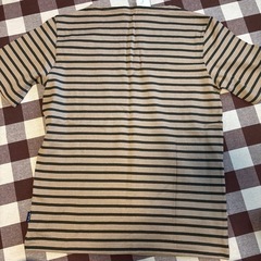 話し中ボーダー半袖Tシャツ新品の画像