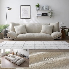 リクライニングローソファの画像