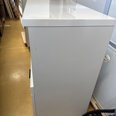 ホワイト　白　キッチンボード　レンジ台　収納の画像