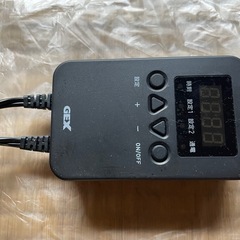 熱帯魚飼育のヒーター＋LEDライト（タイマー付き）の画像