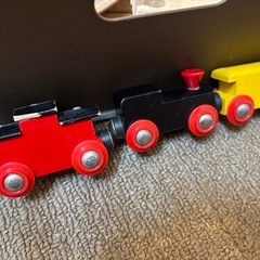 積み木、汽車、レールの画像
