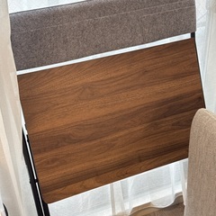 ニトリ　折りたたみデスク　ポケット付きの画像