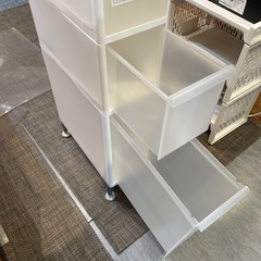 【収納プラケース】【すき間ストッカー4段】クリーニング済み【管理番号0320】野の画像