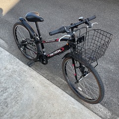 ジュニア自転車   6段ギア  24インチ
の画像