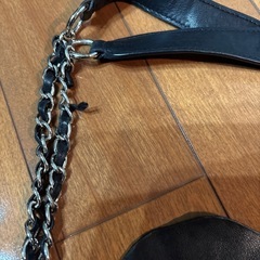 MODALU モダルー フリル レザー チェーン ハンドバッグ ショルダーバッグの画像